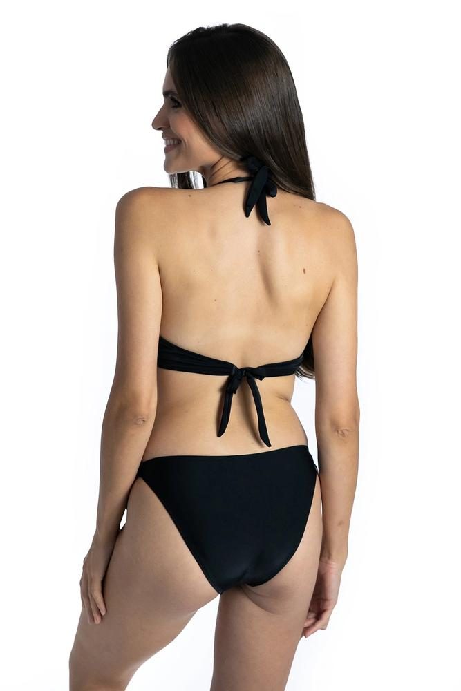 PRIMO DWUCZĘŚCIOWY KOSTIUM KĄPIELOWY WIĄZANE BIKINI Z KWIATAMI 3D 184