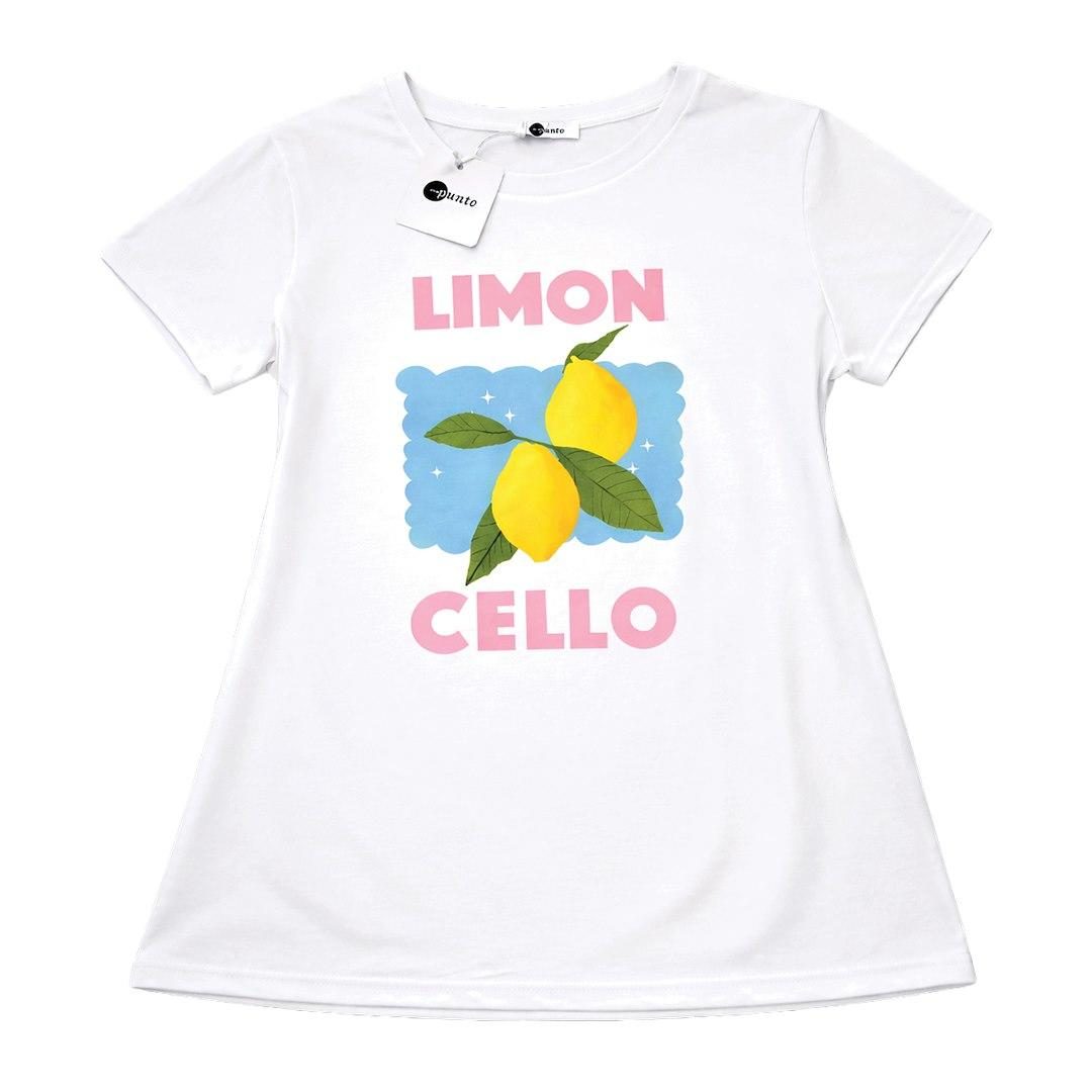 RAJ-POL T-SHIRT DAMSKI WZÓR CYTRYNA ONESIZE 764730