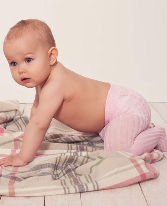WOLA BABIES - TENCEL rajstopy niemowlęce z dodatkiem jedwabiu 0 - 2 lata