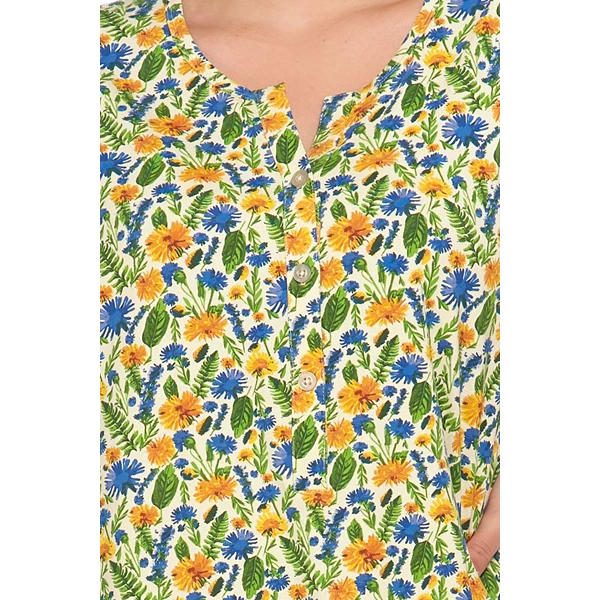 MORAJ DAMSKA KOSZULA NOCNA ROZPINANA Z KRÓTKIM RĘKAWEM PLUS SIZE PDK3100-014 S/S 2025