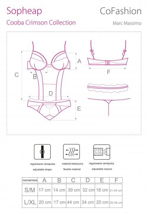 COFASHION BODY SOPHEAP CF 90392 COOBA CRIMSON COLLECTION