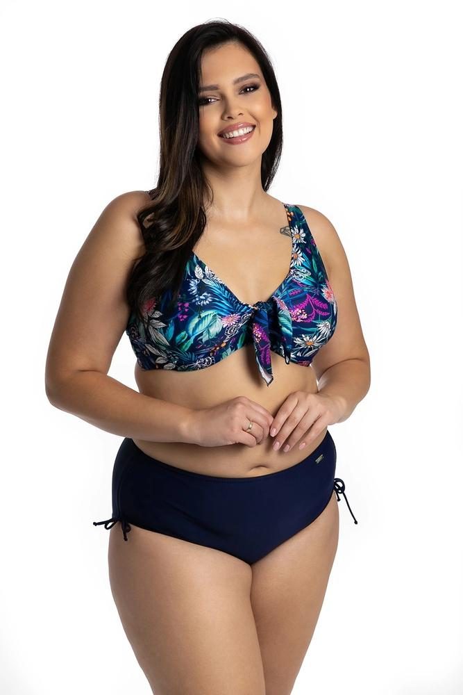 PRIMO DWUCZĘŚCIOWY KOSTIUM KĄPIELOWY PLUS SIZE MODELUJĄCY MIĘKKIE MISKI I MAJTKI Z WYSOKIM STANEM 615