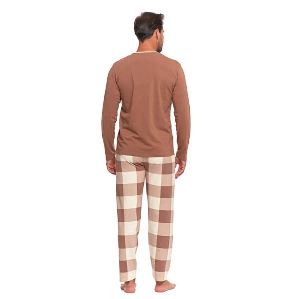 MORAJ PIŻAMA MĘSKA PLUS SIZE PDM5500-010 - AW2024/25
