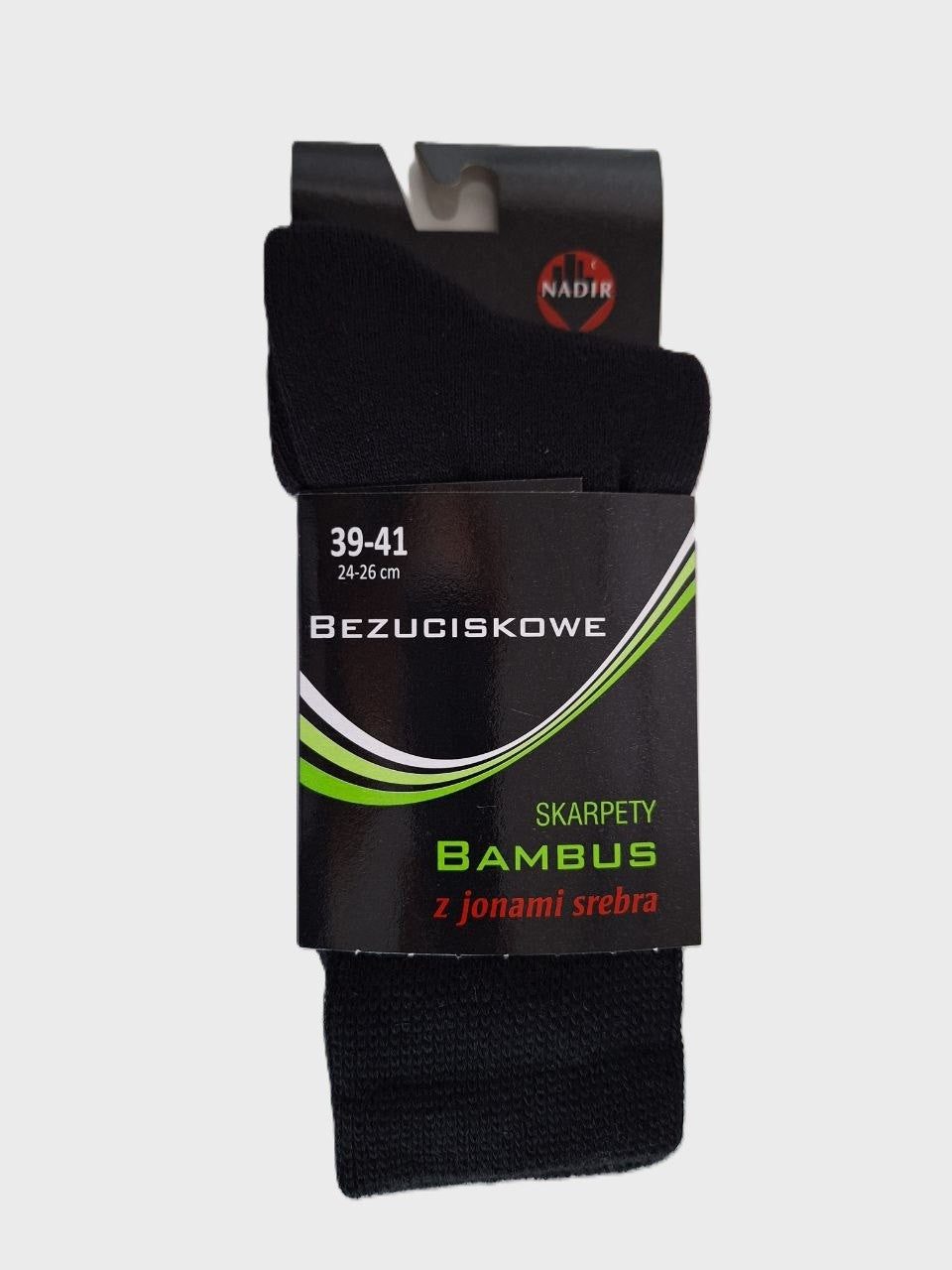 SKARPETY BEZUCISKOWE FROTTE BAMBUS AG+ JONY SREBRA