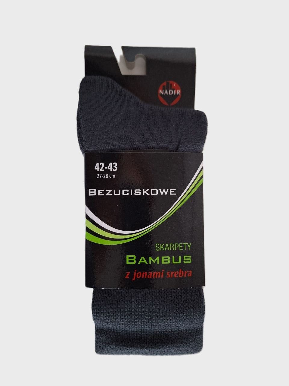 SKARPETY BEZUCISKOWE FROTTE BAMBUS AG+ JONY SREBRA