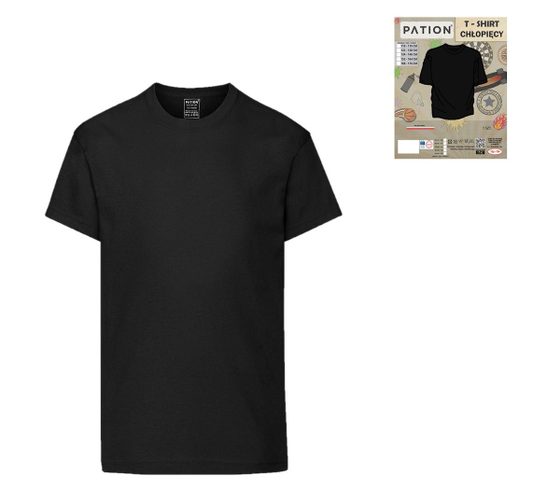 RAJ-POL T-SHIRT CHŁOPIĘCY PATION CZARNY 732203, 732159, 732104, 732050, 732005