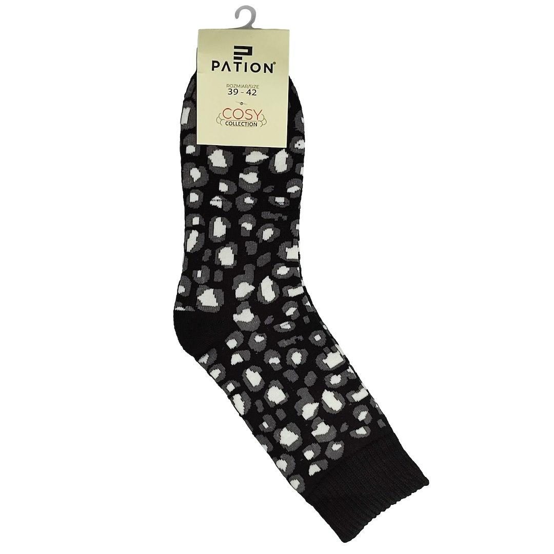 PATION SKARPETA COSY CZARNA WZOROWANA CĘTKI 736003, 736010