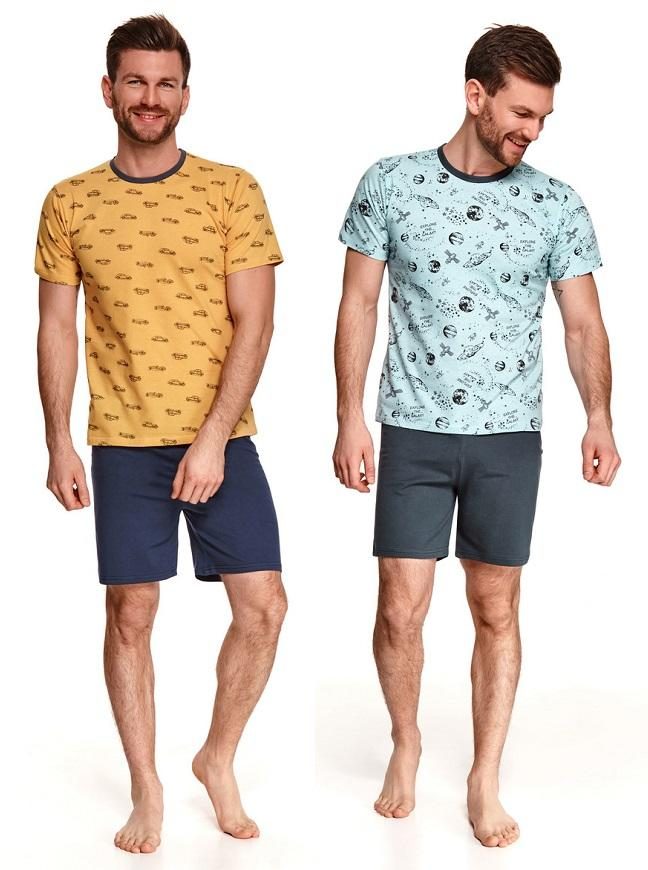 072 PIŻAMA MĘSKA MAX KRÓTKA S-2XL - SS2021