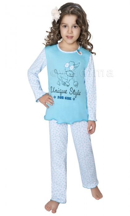 WADIMA 40457 PIŻAMA DZIEWCZĘCA DŁUGI RĘKAW DŁUGIE SPODNIE
