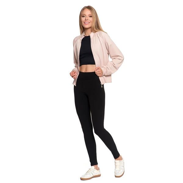 MORAJ LEGGINSY DAMSKIE PRĄŻKOWANE Z WYSOKIM STANEM RDL1800-015