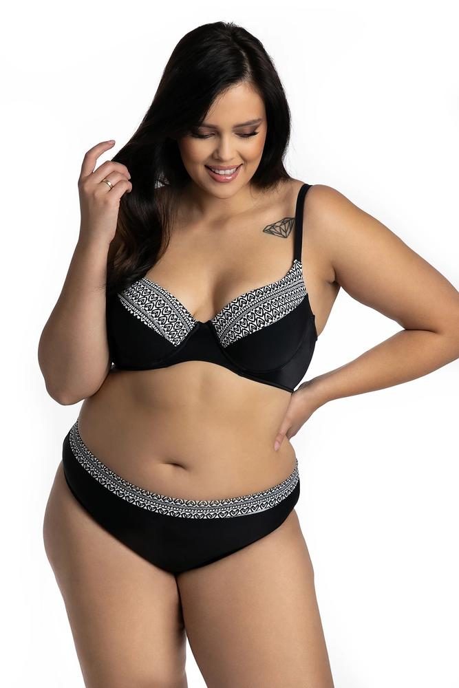 PRIMO DWUCZĘŚCIOWY KOSTIUM KĄPIELOWY PLUS SIZE USZTYWNIANE MISKI I FIGI PEŁNE 73