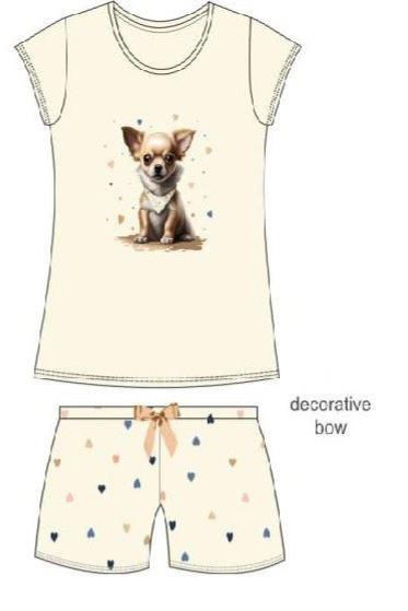 CORNETTE PIŻAMA GIRL KIDS KR 787/108 CHIHUAHUA