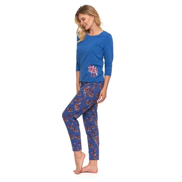 MORAJ PIŻAMA NOCNA Z RĘKAWEM 3/4 PLUS SIZE PDD4500-007 - AW2024/25