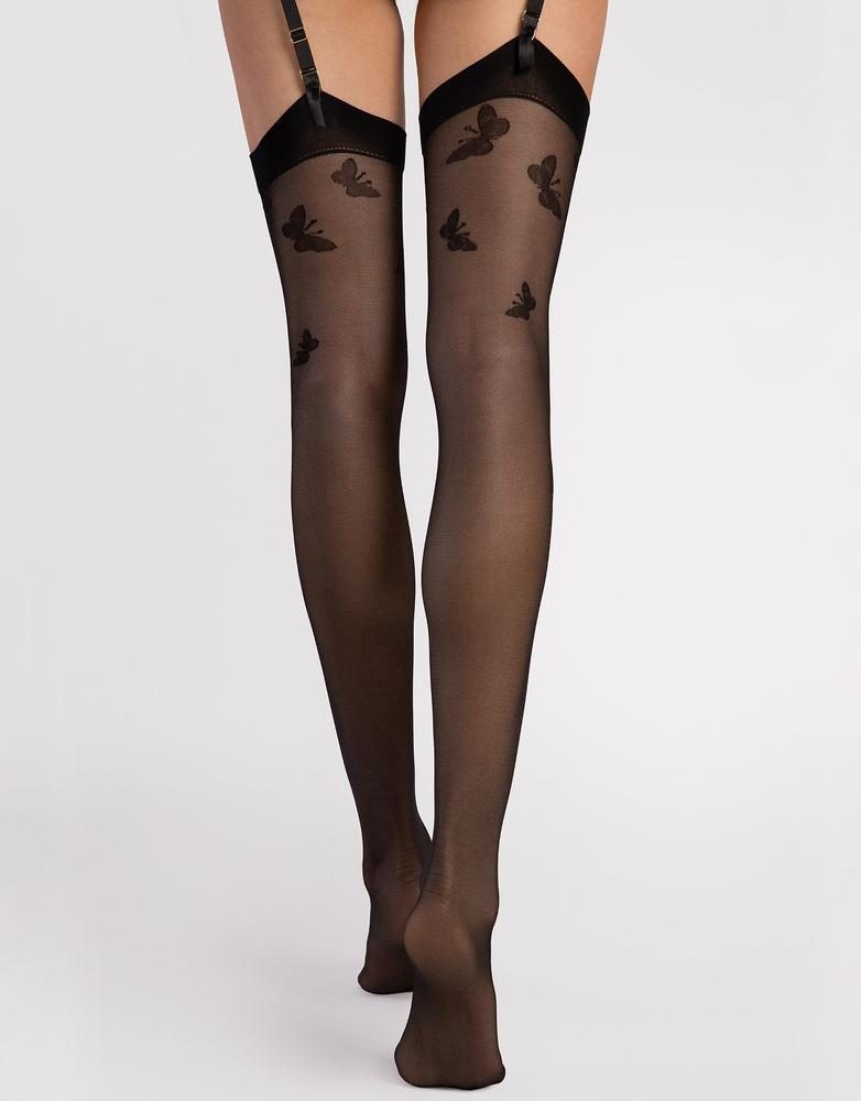 O4111 - POŃCZOCHY FARFALLE 20 EN - Linia SENSUAL - FIORE AW23/34