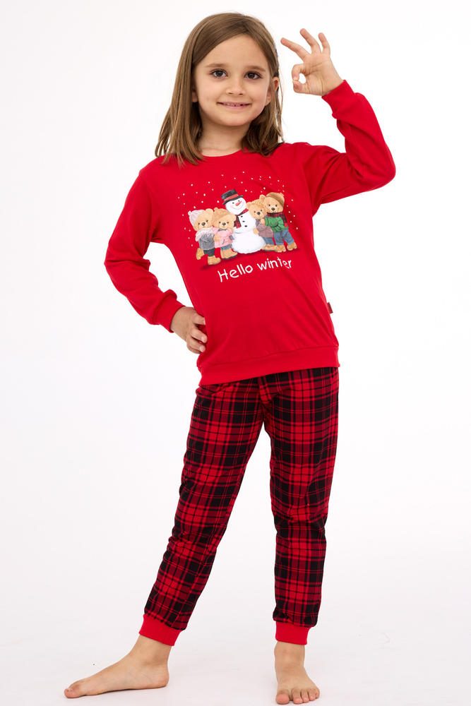CORNETTE PIŻAMA GIRL KIDS DR 594/185 WINTER