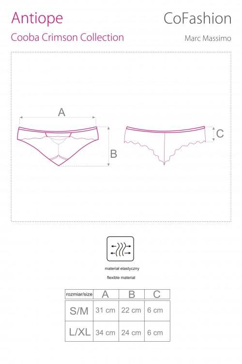 COFASHION PANTY ANTIOPE CF 90390 COOBA CRIMSON COLLECTION