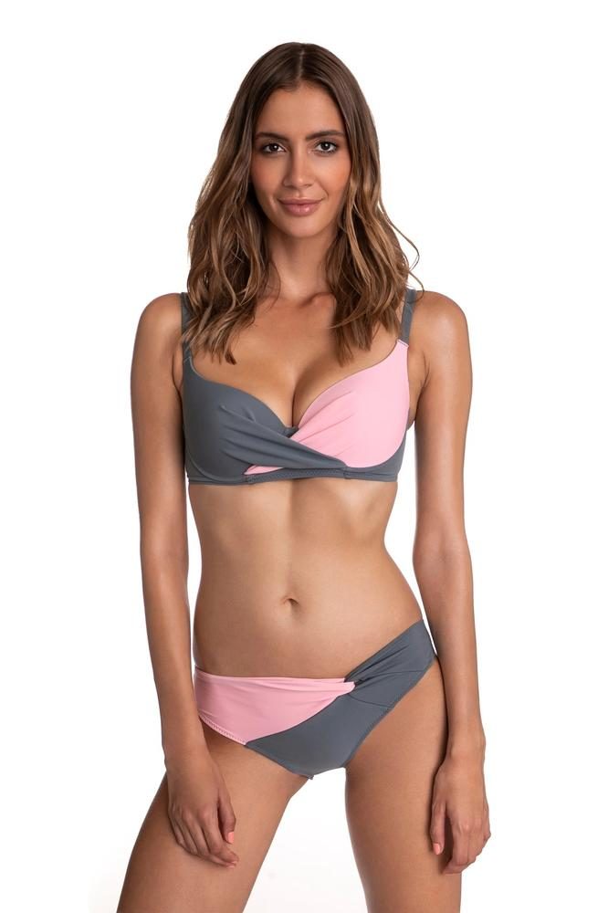PRIMO DWUCZĘŚCIOWY KOSTIUM KĄPIELOWY DWUKOLOROWE BIKINI USZTYWNIANE MISKI 169
