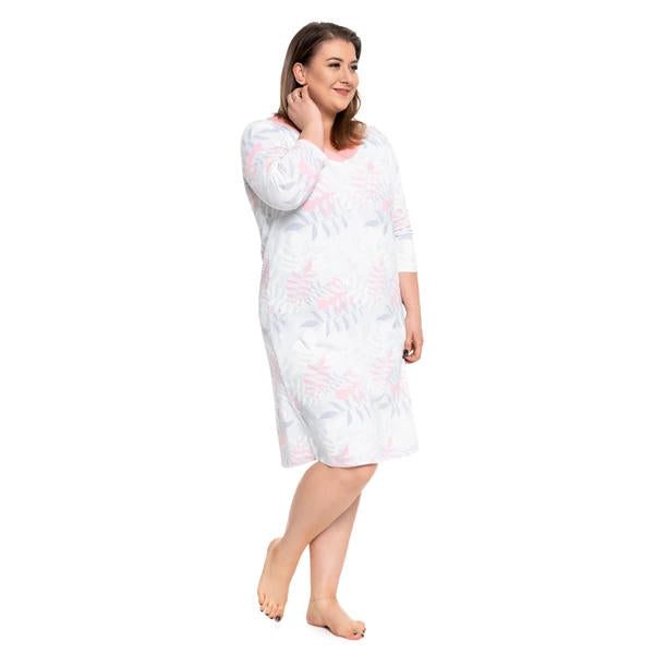 MORAJ KOSZULA NOCNA DAMSKA W KWIATY PLUS SIZE PDK3800-004 - SS/2024