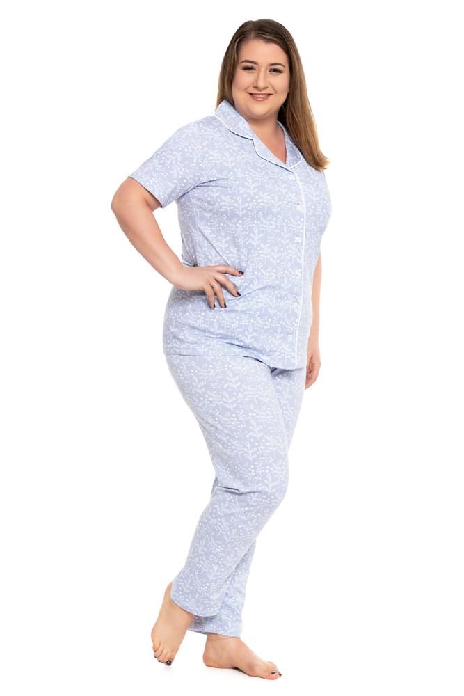 MORAJ PIŻAMA NOCNA DAMSKA PLUS SIZE PDD6400-004 - SS/2024