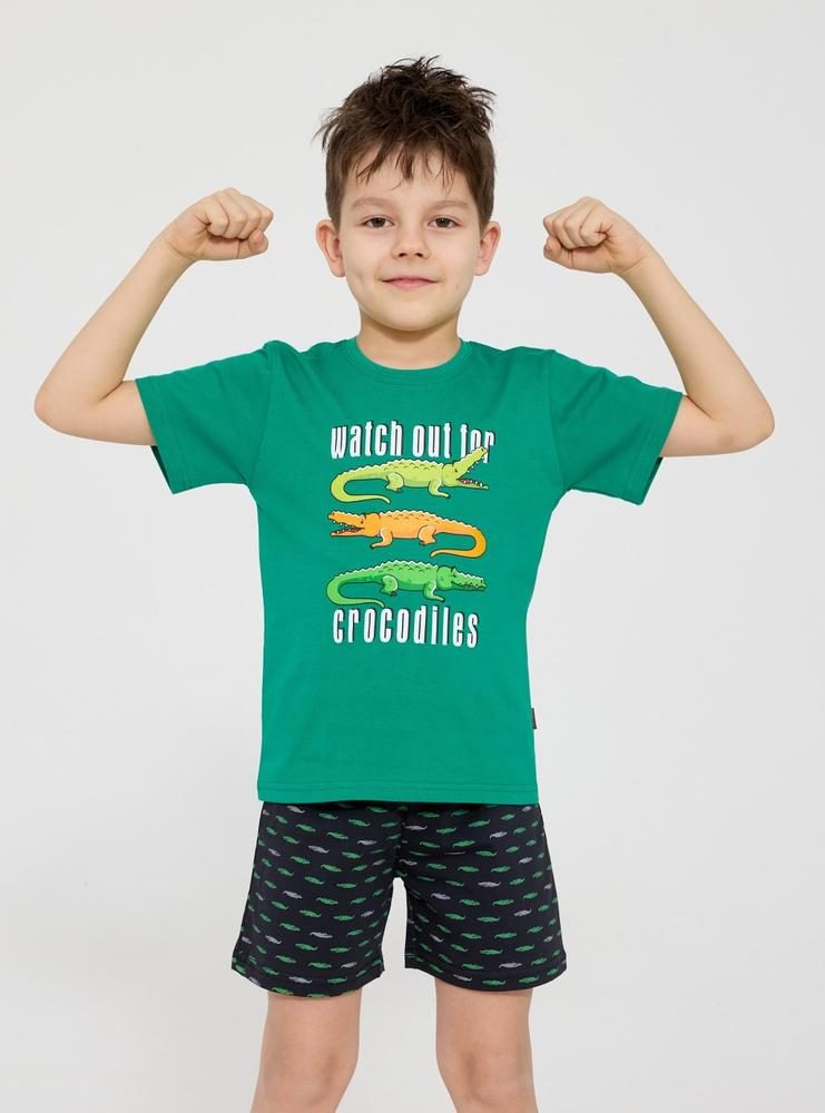 CORNETTE PIŻAMA BOY KIDS 789/125 CROCCODILES