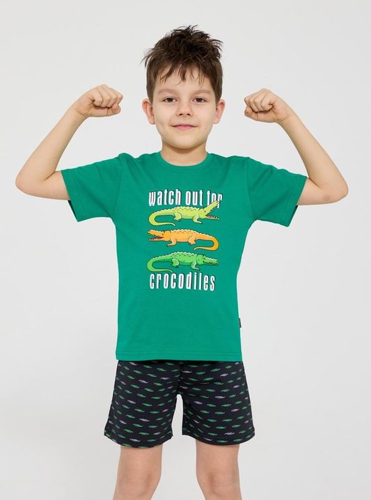 CORNETTE PIŻAMA BOY KIDS 789/125 CROCCODILES