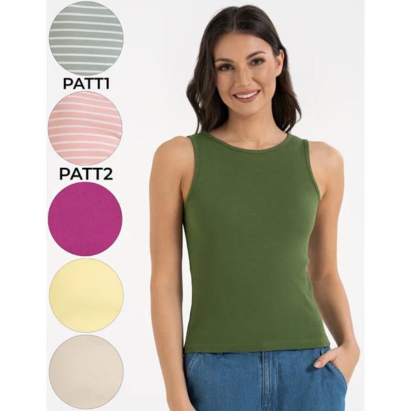 MORAJ KOSZULKA TANK TOP W PRĄŻEK BD900-322