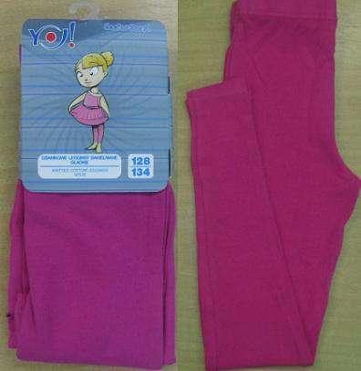 YO LEGGINSY DZIANINOWE GŁADKIE LE-02