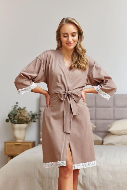 DOCTOR-NAP SZLAFROK DAMSKI SWW.7461 BEIGE WL26