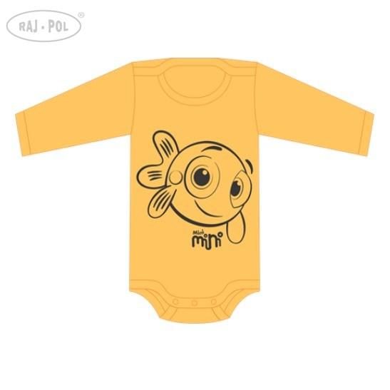 RAJ-POL BODY DZIECIĘCE Z DŁUGIM RĘKAWEM Cartoon Trio MINI PEK-BOD001 2-pak