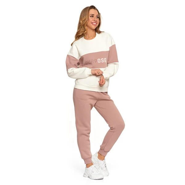 MORAJ DAMSKA BLUZA LUŹNA OCIEPLANA Z NAPISEM OBD5800-001