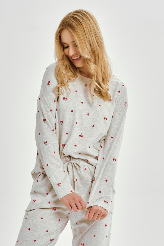 TARO 3430 PIŻAMA DAMSKA DŁUGA ADELE S-XL KOLEKCJA AW 25/26