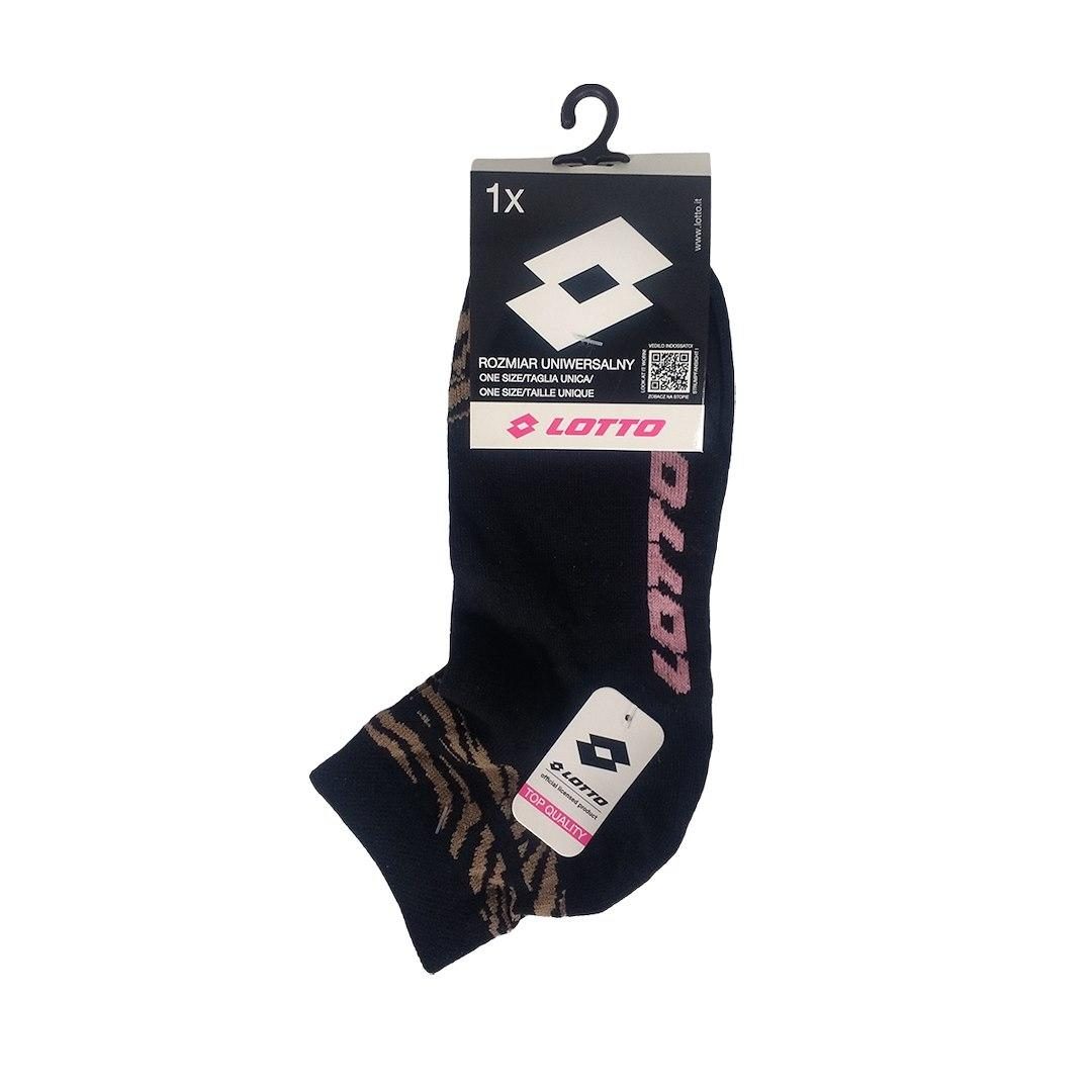 SKARPETA LOTTO QUAD_11ASSRT ONESIZE BLACK 4 1-PAK 491257