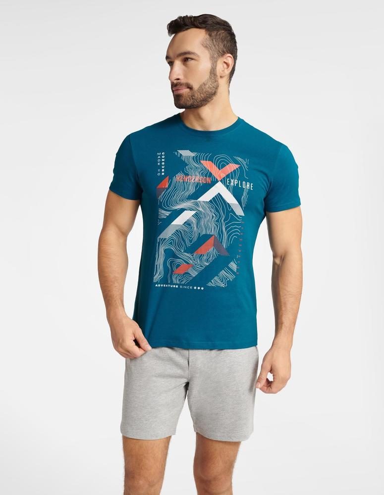 PIŻAMA MĘSKA FLUX 40677 - HENDERSON SS23