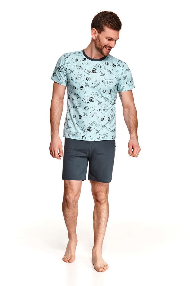 072 PIŻAMA MĘSKA MAX KRÓTKA S-2XL - SS2021