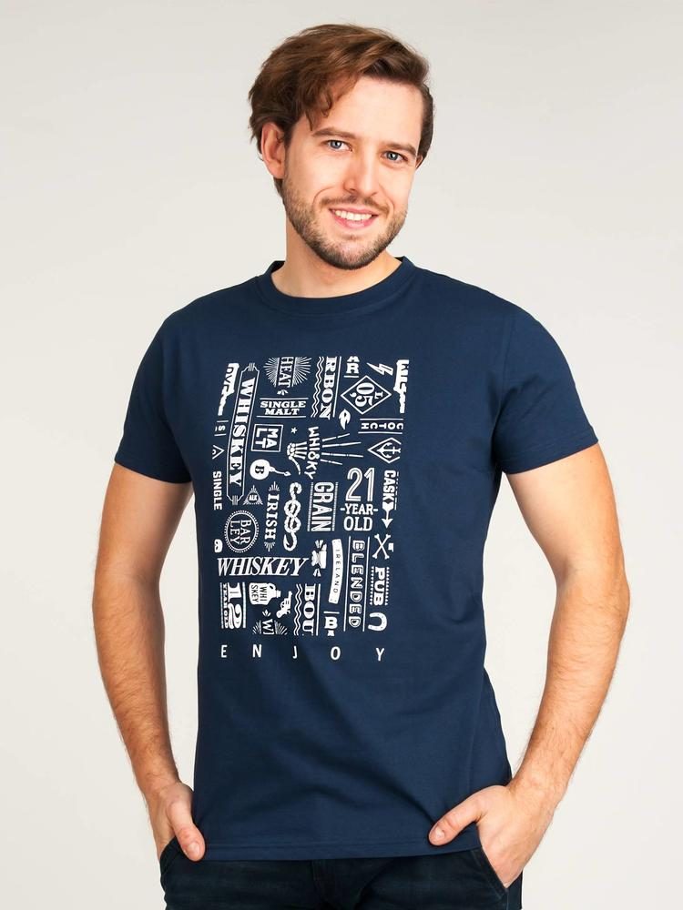 YO PKK-0109F KOSZULKA MĘSKA T-SHIRT NAPISY - WL 2022