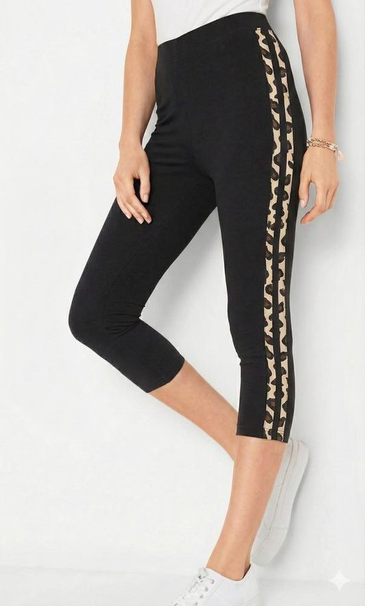 NOVITI LEGGINSY WZOROWANE LE009 3/4
