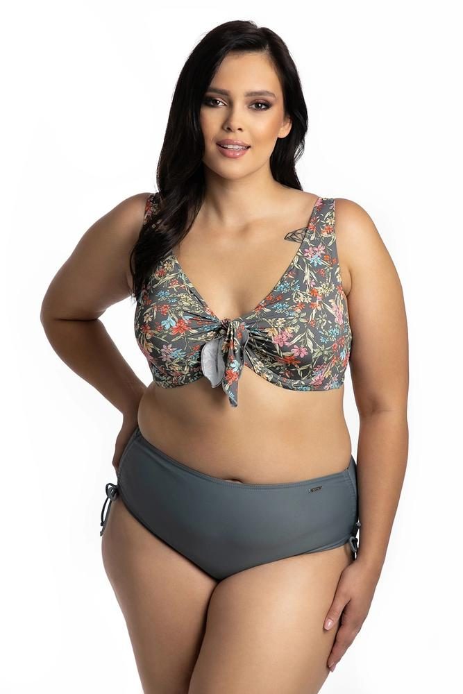 PRIMO DWUCZĘŚCIOWY KOSTIUM KĄPIELOWY PLUS SIZE MODELUJĄCY MIĘKKIE MISKI I MAJTKI Z WYSOKIM STANEM 615