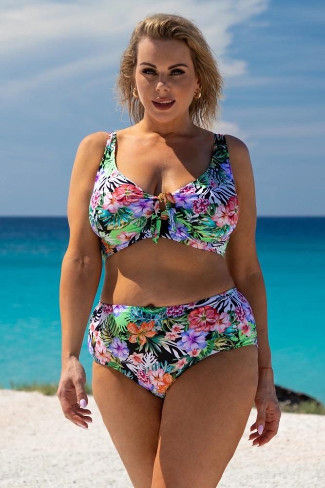 PRIMO MAJTKI KĄPIELOWE FIGI Z WYSOKIM STANEM KOLEKCJA MIX&MATCH 258