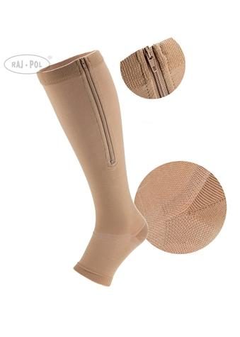 RAJ-POL PODKOLANÓWKI PRZECIWŻYLAKOWE Z ZAMKIEM 2 STOPIEŃ ART.701025