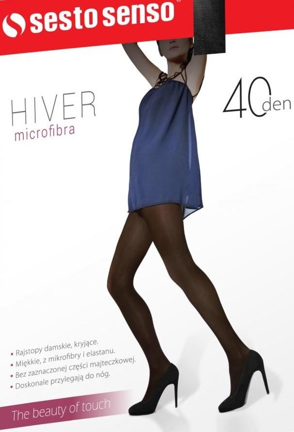 SESTO-SENSO RAJSTOPY DAMSKIE HIVER 40 DEN R055, XL R029