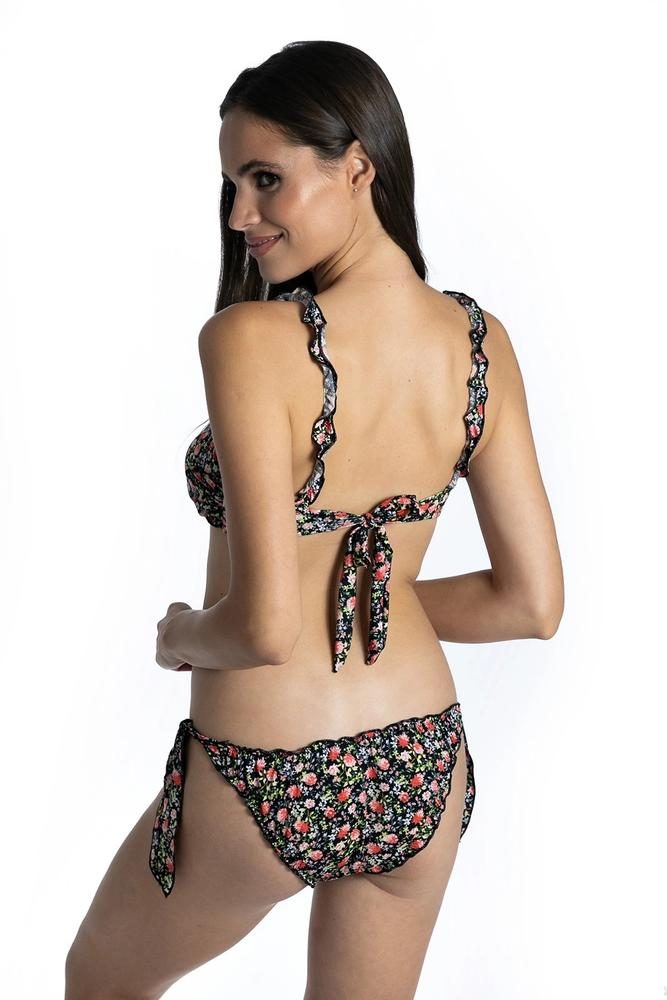 PRIMO DWUCZĘŚCIOWY KOSTIUM KĄPIELOWY WZORZYSTE BIKINI Z FALBANKAMI TOP BANDEAU 406