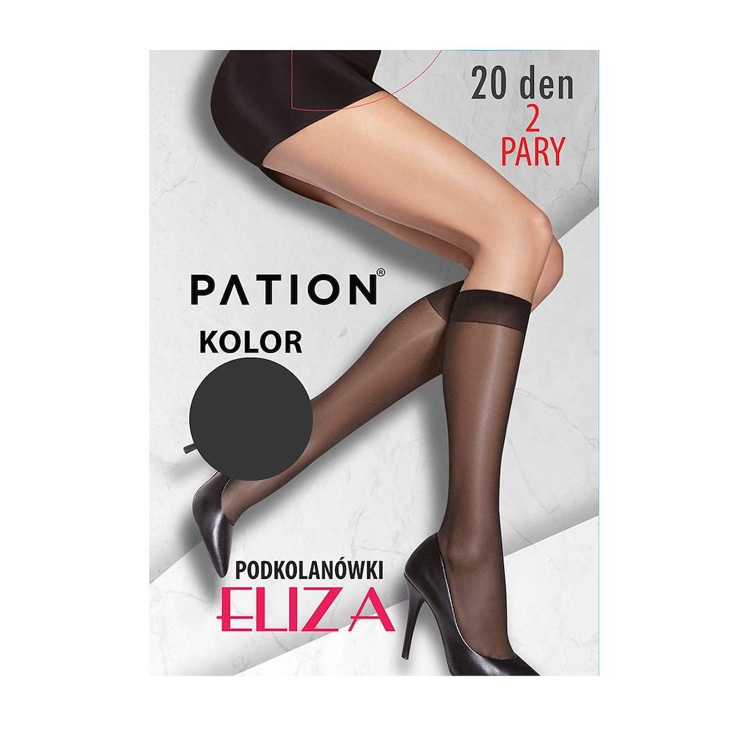 PODKOLANÓWKI PATION 20 DEN ELIZA GRAFIT 2-PAK 731688