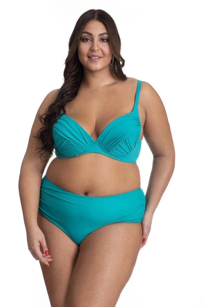 PRIMO DWUCZĘŚCIOWY KOSTIUM KĄPIELOWY WYSZCZUPLAJĄCY PLUS SIZE USZTYWNIANY BIUSTONOSZ I MAJTKI Z WYSOKIM STANEM 71
