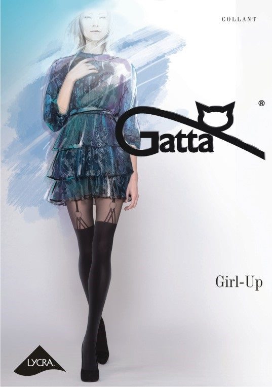 RAJSTOPY DAMSKIE WZORZYSTE, GIRL-UP