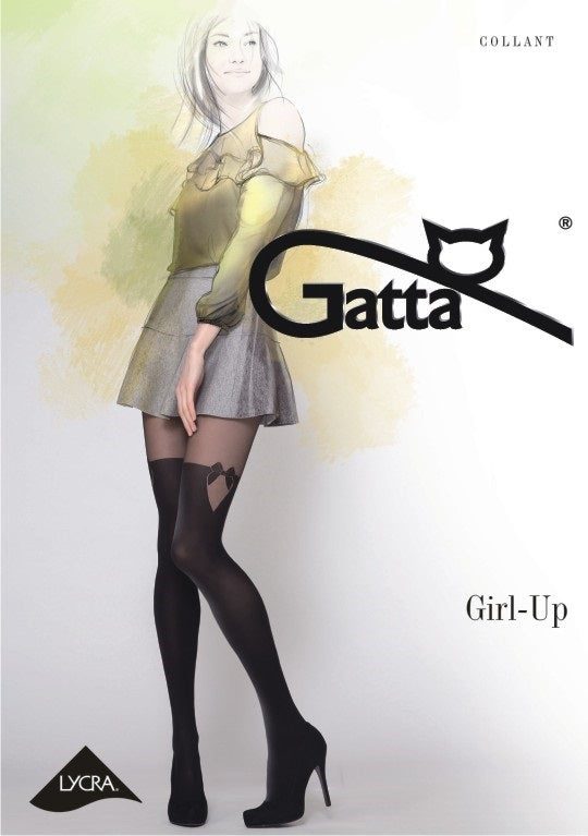 RAJSTOPY DAMSKIE WZORZYSTE, GIRL-UP