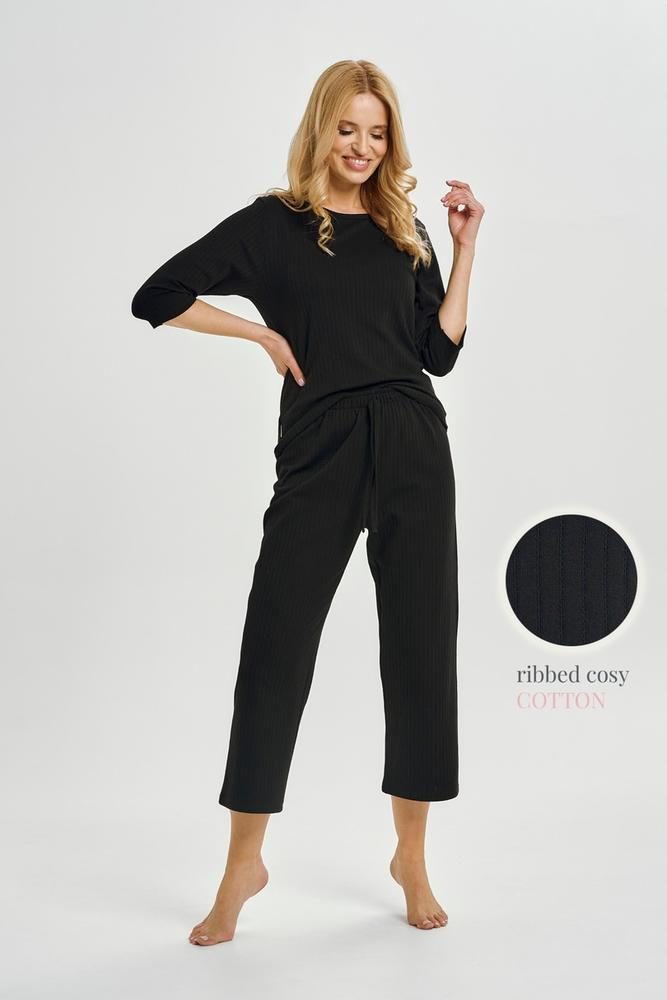 TARO 3445 PIŻAMA DAMSKA DŁUGA MELANIA S-XL KOLEKCJA AW25/26