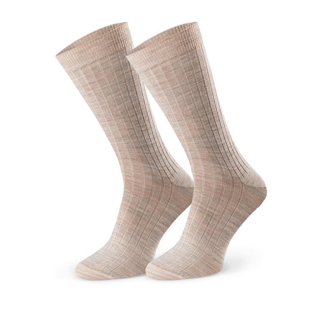 STEVEN SKARPETY BEZUCISKOWE W PRĄŻEK MERINO WOOL 130