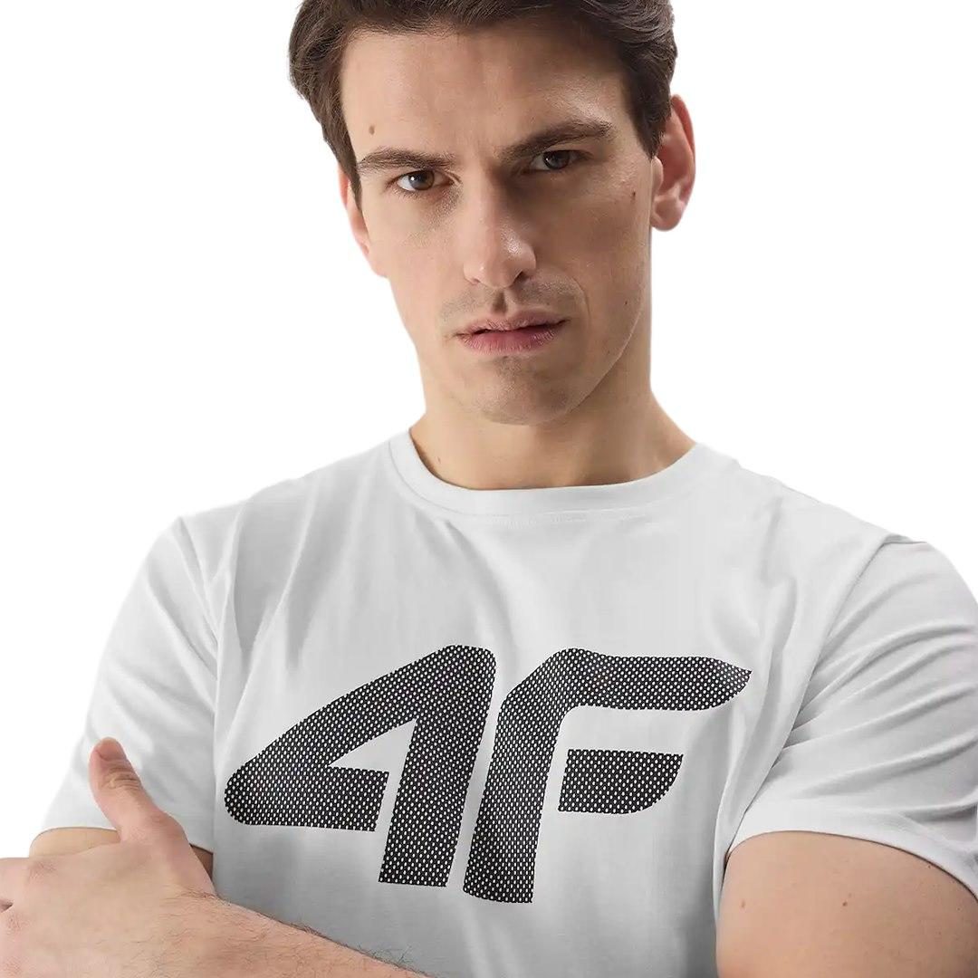 4F T-SHIRT MĘSKI M1155 BIAŁY ROZM.L 747207-1