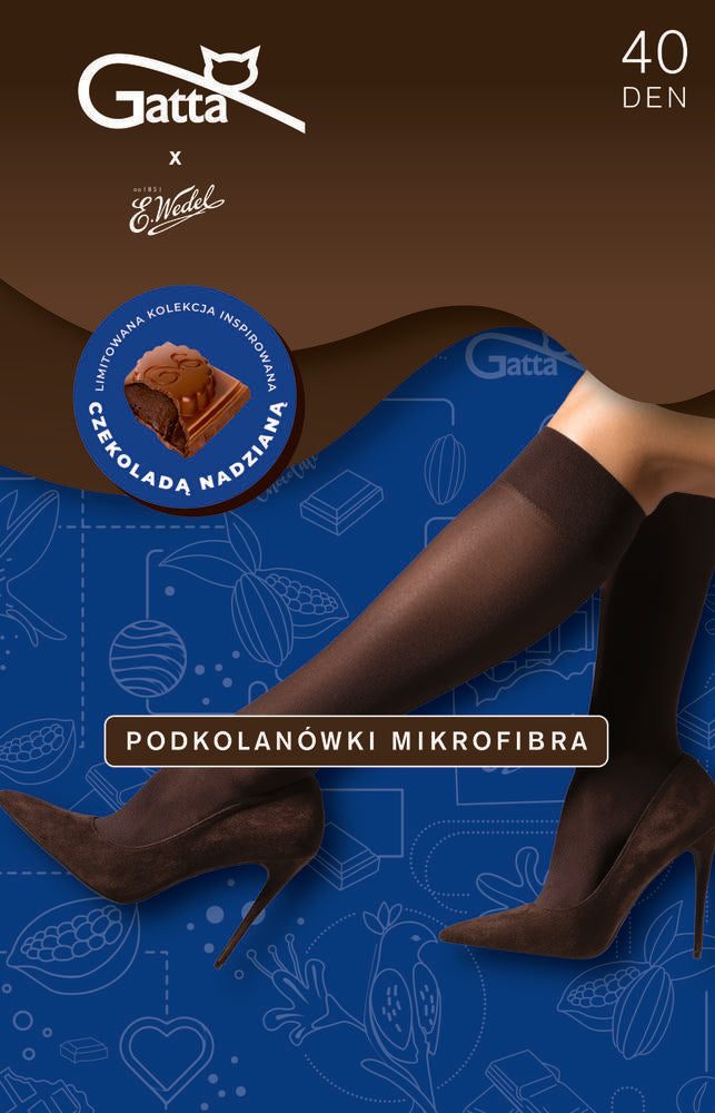 GATTA & WEDEL MIKROFIBRE KNEE SOCKS 40 DEN 00A.849