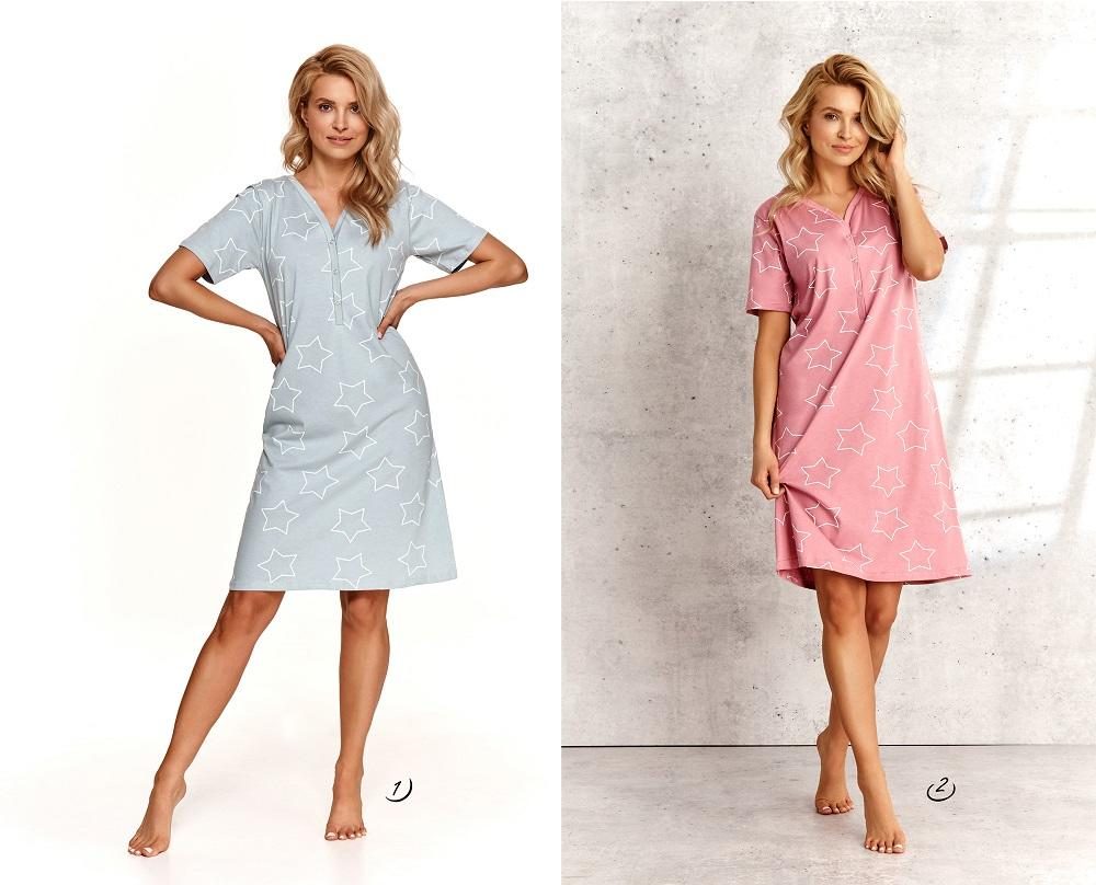 2489 KOSZULA DAMSKA OKSA KRÓTKA S-XL - SS2021